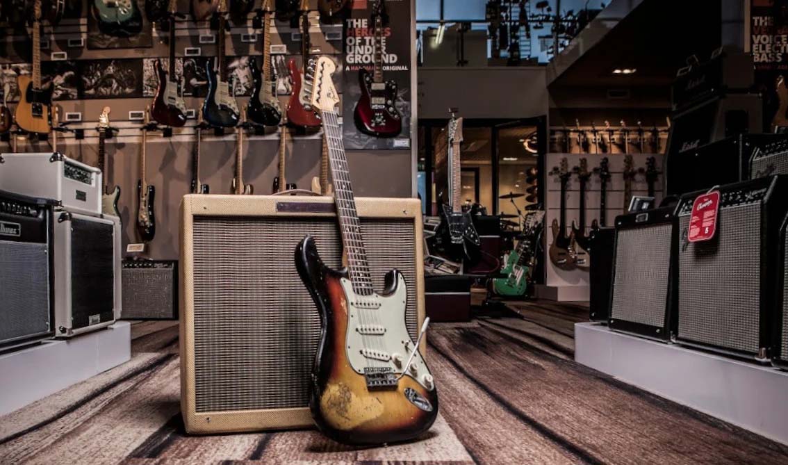 Photographie de guitare électrique